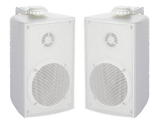 Casse stereo a 2 vie serie CABINET - Bianche - 