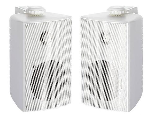 Casse stereo a 2 vie serie CABINET - Bianche - 