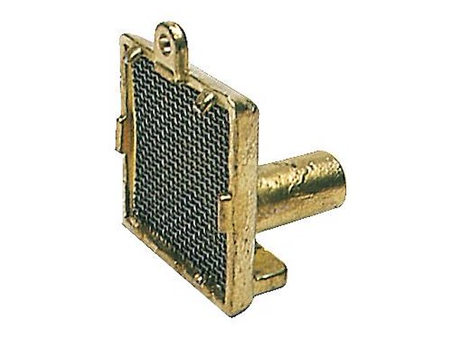 Succhiarola in ottone a 90°