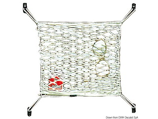 Rete elastica nylon 400x200 mm