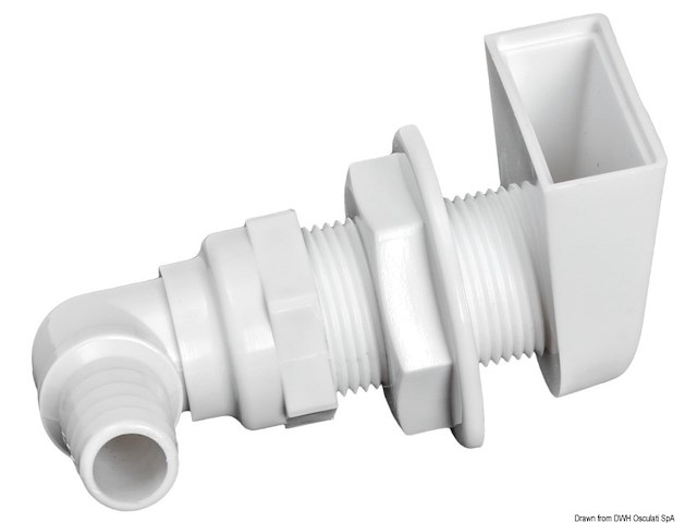 Ombrinale 90° 1" x 19 mm