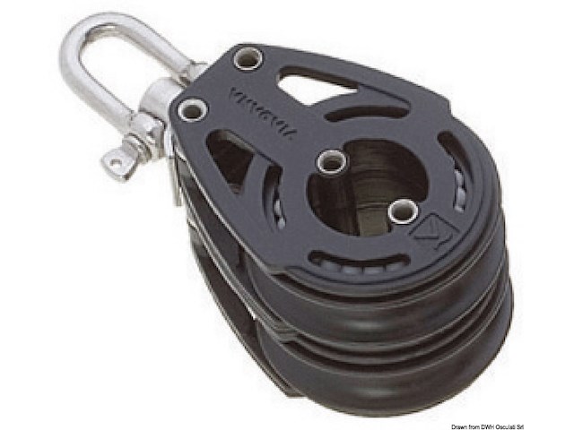 Bozzello 2 pulegge (testa universale) B