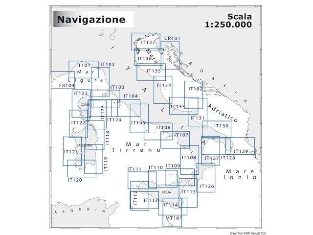 Carta Navimap IT134-IT135