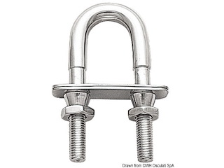 Cavallotto con dado sicurezza M12