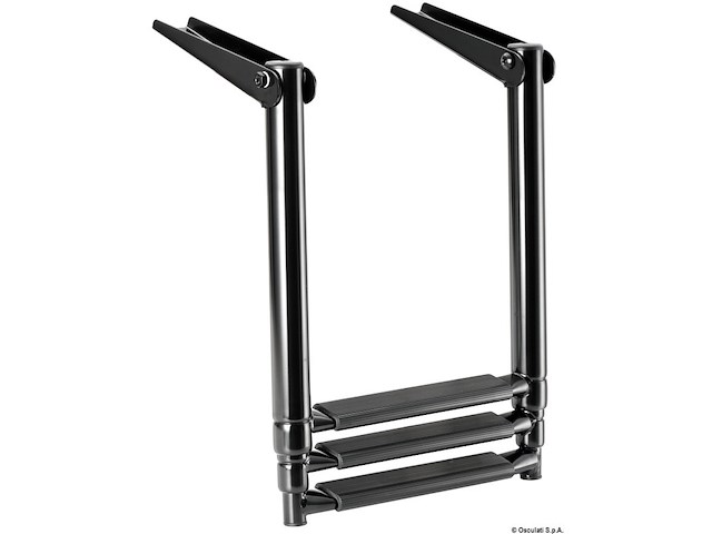 Scaletta Inox Telescopica per plancetta 3 gradini