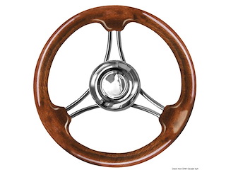 Volante curvo mogano mm 350