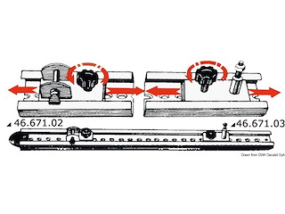 Cursore inox e cavallotto ad U