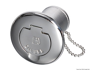 Tappo inox Diesel 50 mm RINA