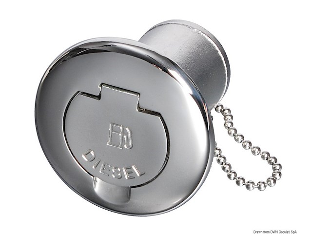 Tappo inox Diesel 50 mm RINA