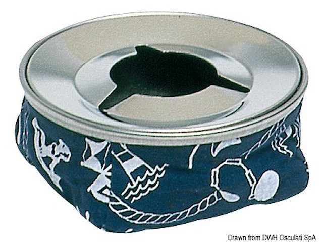 Posacenere acciaio inox rosso