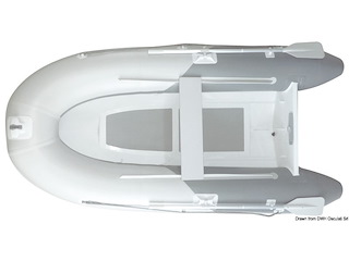 Tender con carena in alluminio, 3.20m 15 CV p