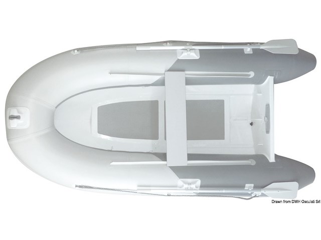 Tender con carena in alluminio, 3.20m 15 CV p