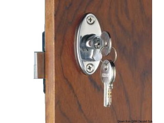 Serratura con pomello 16/38 mm