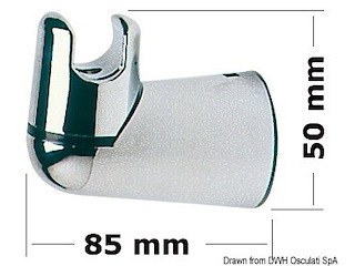 Supporto doccia girevole a parete