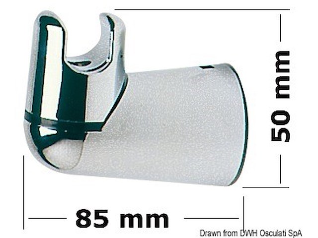 Supporto doccia girevole a parete