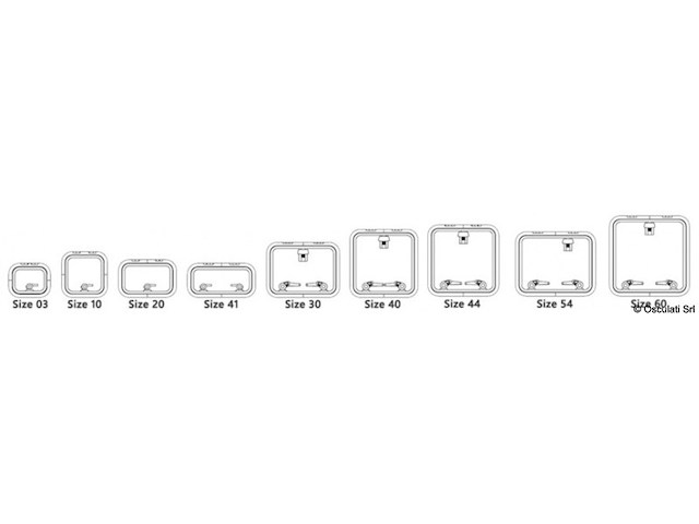 Protezione blu passouomo Lewmar Low profile sz 44