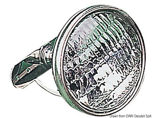 Faro per crocetta inox snodo 24 V