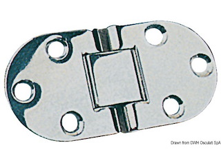 Cerniera a filo 76x38 mm