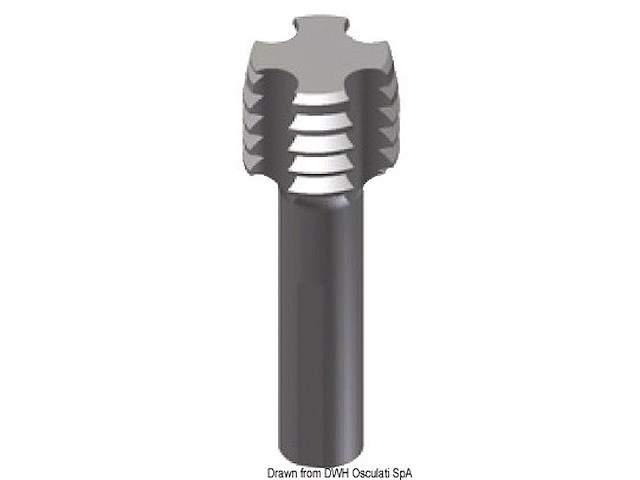 Clip system per filettare foro Ø16,8 mm