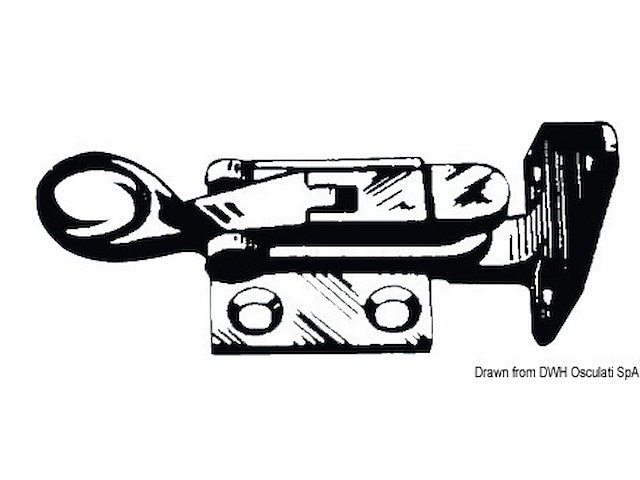 Chiusura cofano a leva a 90°