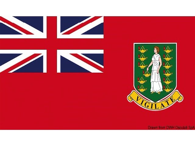Bandiera Isole Vergini Britanniche merc. 40x60