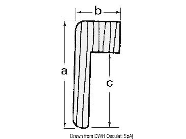 Profilo teak per cornici 71.042.00