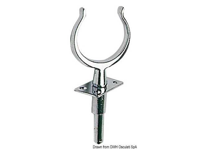 Scalmo ottone cromato 12 mm