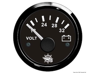 Voltmetro 18/32 V nero/nera