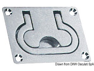 Maniglia alzapagliolo ottone cromato