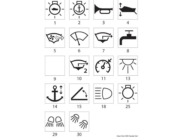 Bascula Oval per int. Marina Top luci coperta