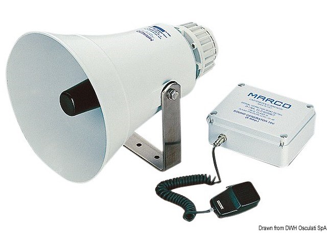 Tromba omologata RINA 24 V imbarcazioni oltre 20 m