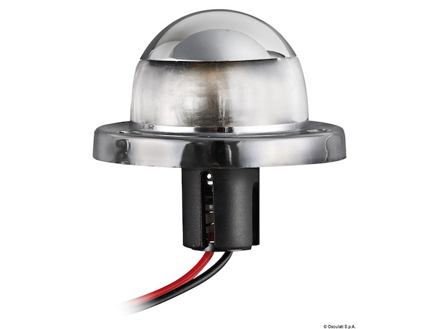 Fanalino ABS cromato bianco 225°