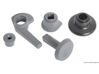 Kit leva di chiusura SX per Lewmar Low Profile