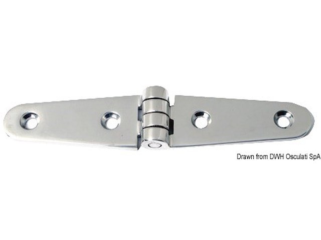 Cerniera inox ala lunga 150mm