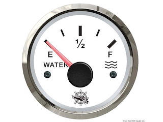 Indicatore livello acqua 10-180 ohm bianco/lucida