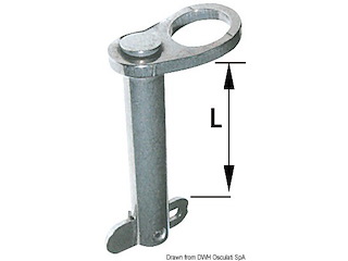 Spinotto inox 15mm Ø6mm B