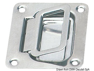 Maniglia inox 57x77 mm