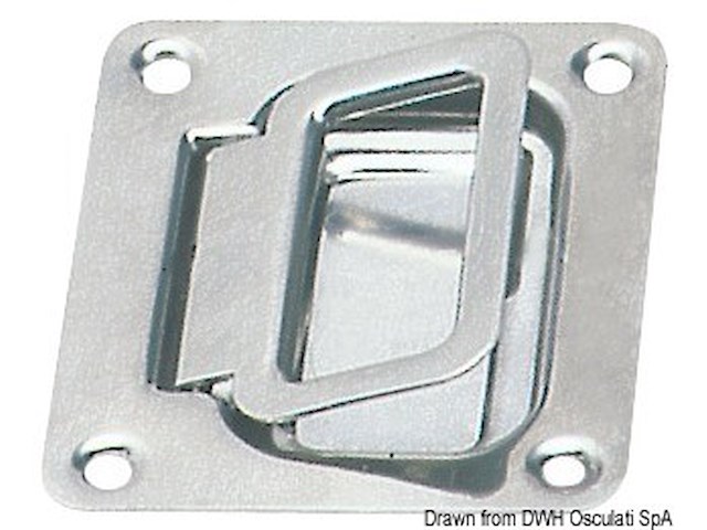 Maniglia inox 57x77 mm