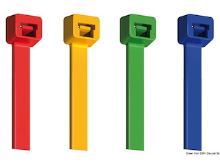 Fascette colorate 4,5X290 mm gialle