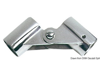 Snodo 90° x tubo 22 mm