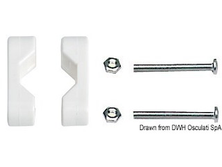 Morsetto nylon 22-25 mm