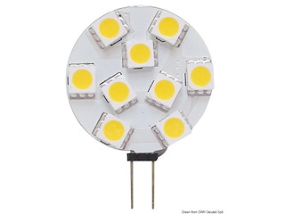 Lampadina LED SMD G4 12/24 V attacco laterale