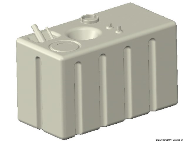 Serbatoio carburante modulare orizzontale 248 l