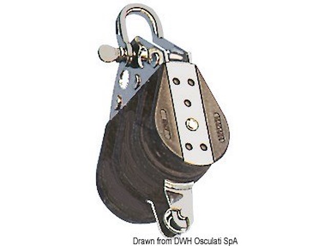 Bozzello sfere 3 pulegge grillo arricavo 6x22