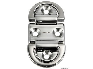 Pad eye 59x99 mm doppio anello 8 mm BL 6800 kg