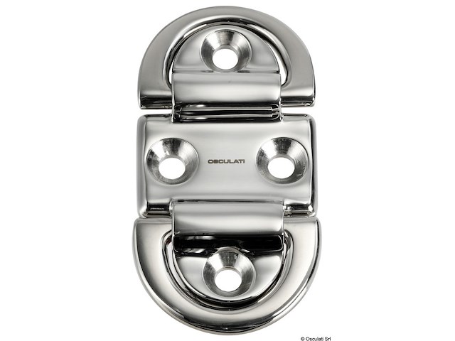 Pad eye 59x99 mm doppio anello 8 mm BL 6800 kg