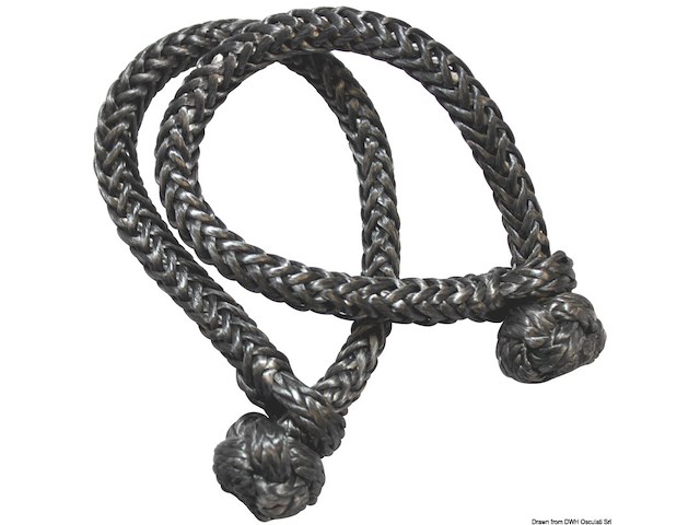 Grillo in Dyneema nero - 9mm