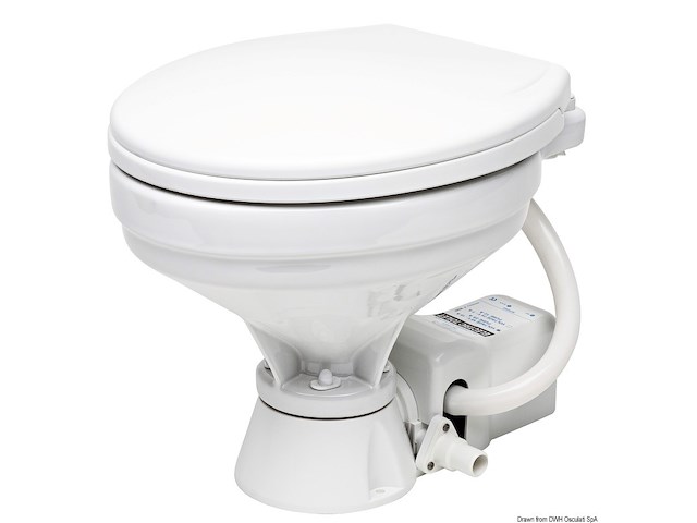 WC elettrico 12 V tazza grande