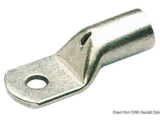 Capicorda di potenza per cavo 50 mm² foro largo