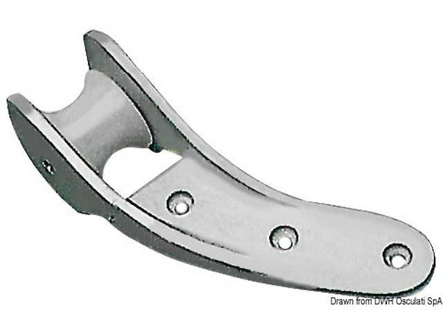 Musone lega anodizzata 160 x 60 mm